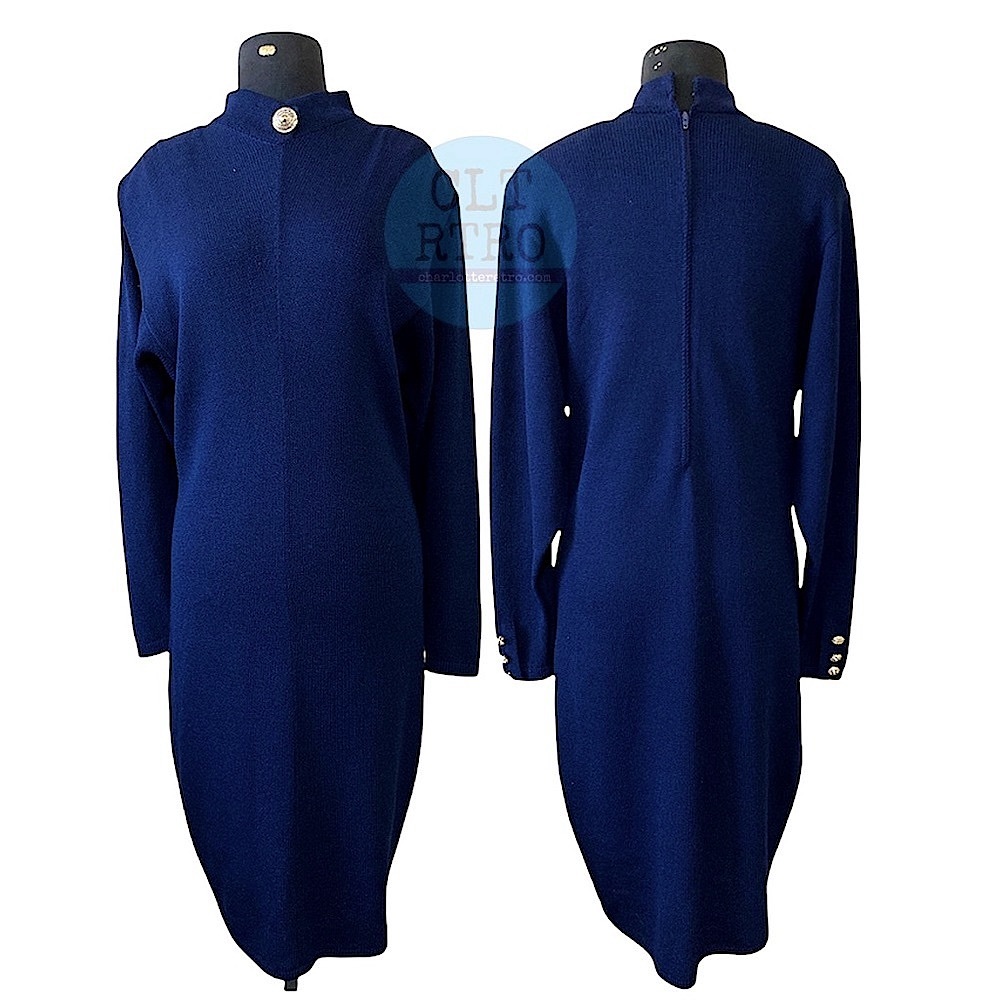vtg St. John • Santana Knit Shift Dress